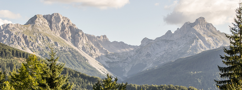 Peaks from pass