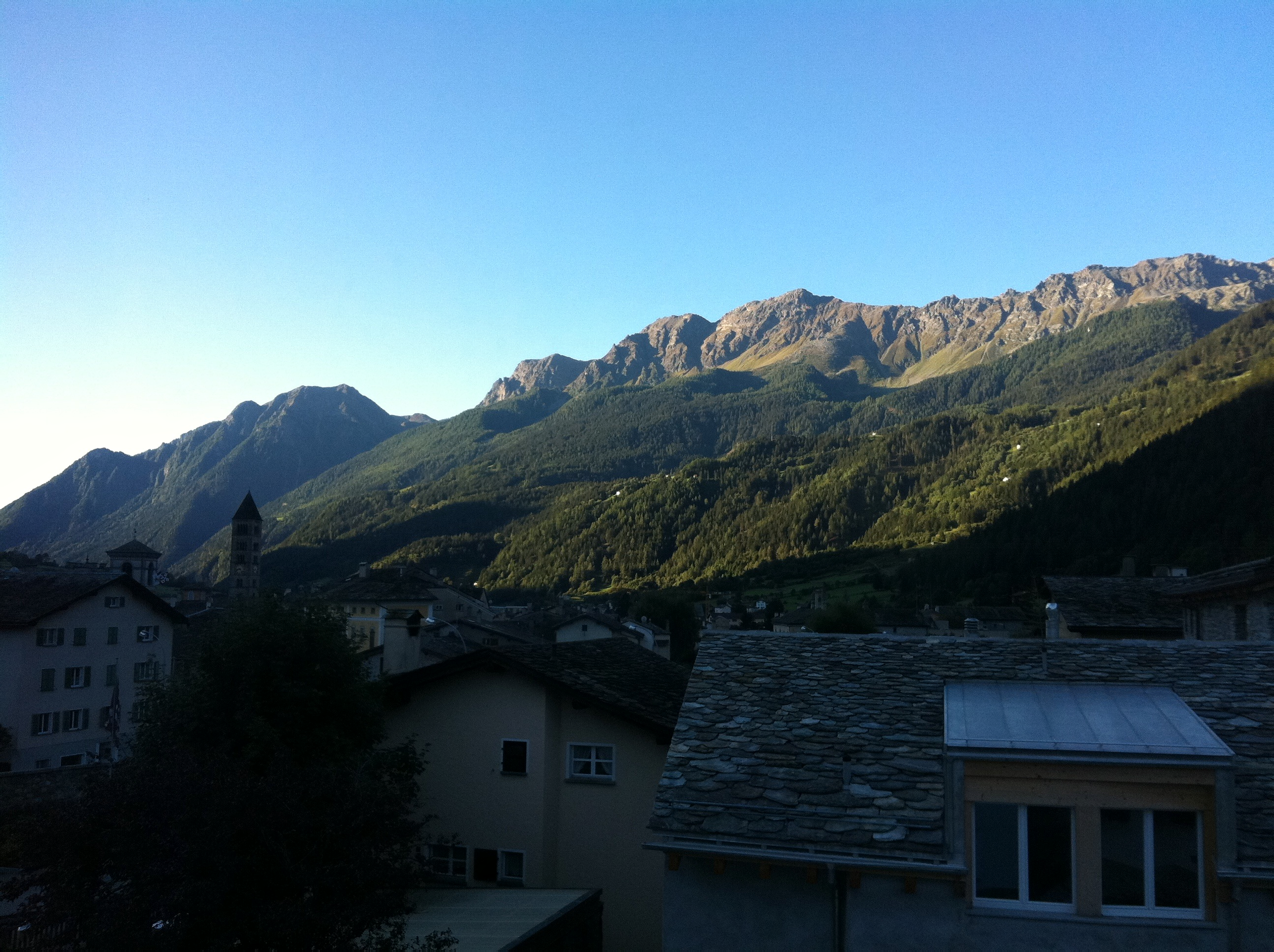 Good morning from Poschiavo