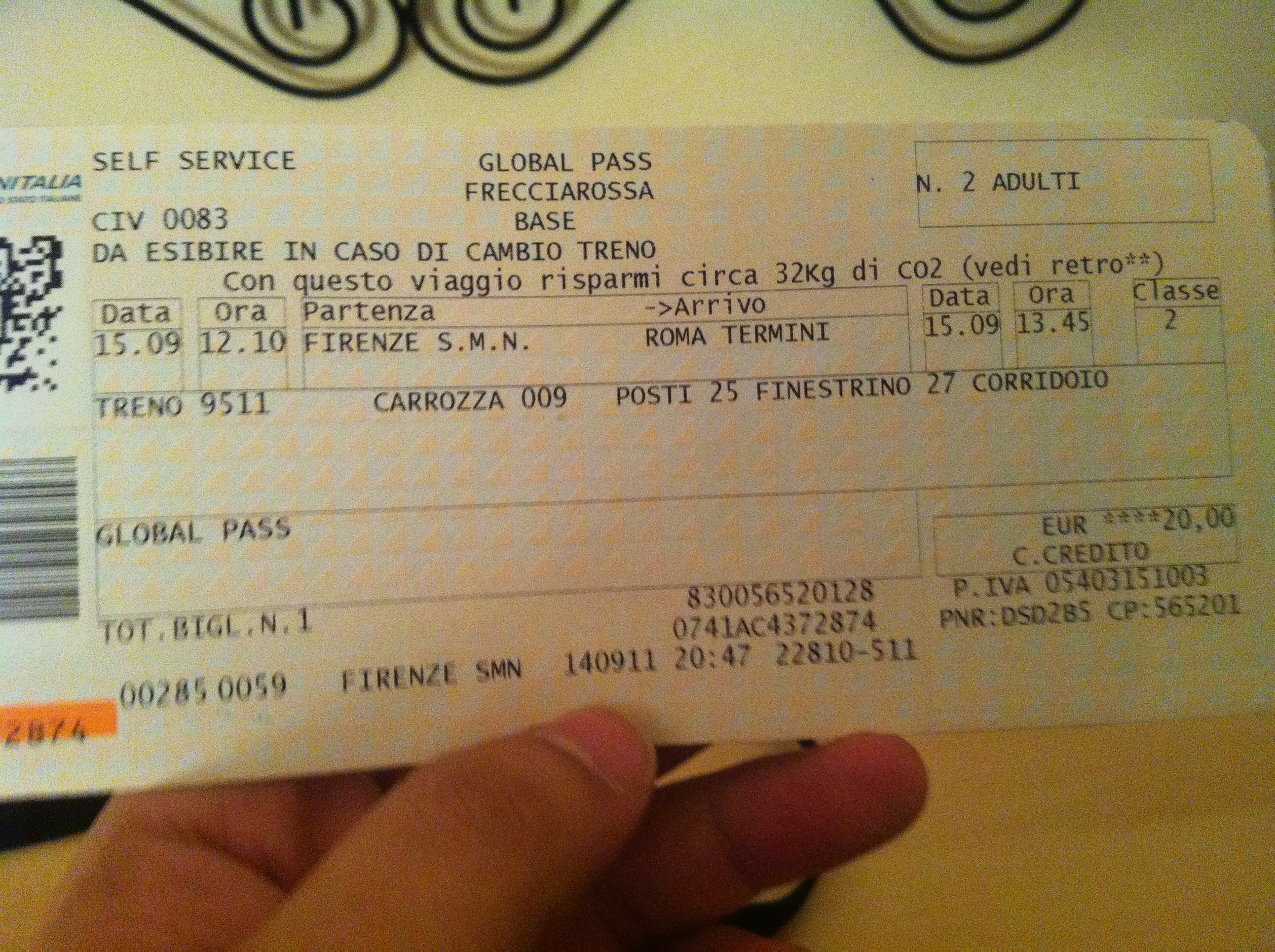 It’s off to Rome we go!